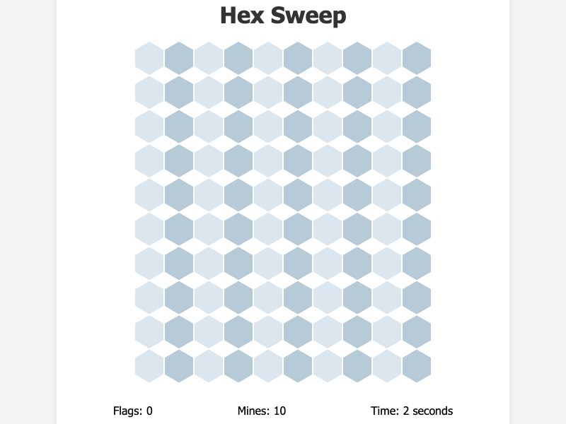 Hexsweep Game