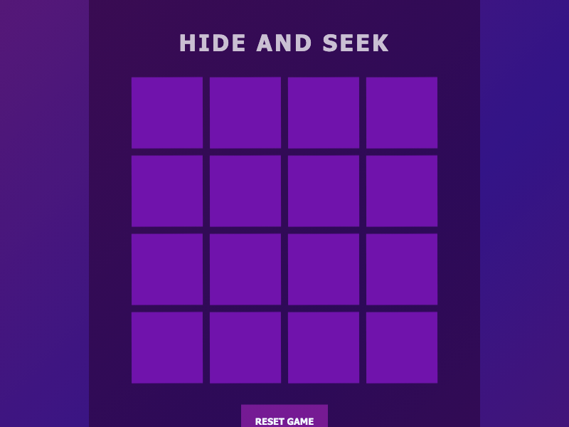 Hide And Seek
