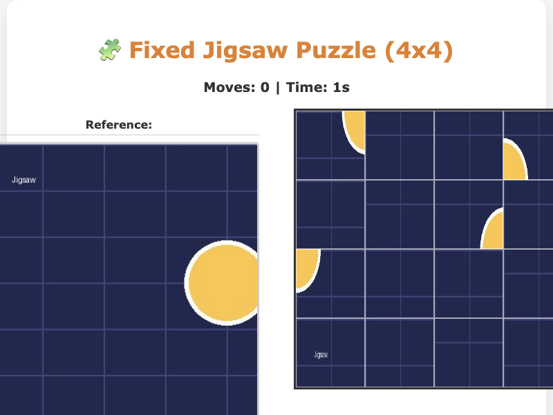 Jigsaw Game