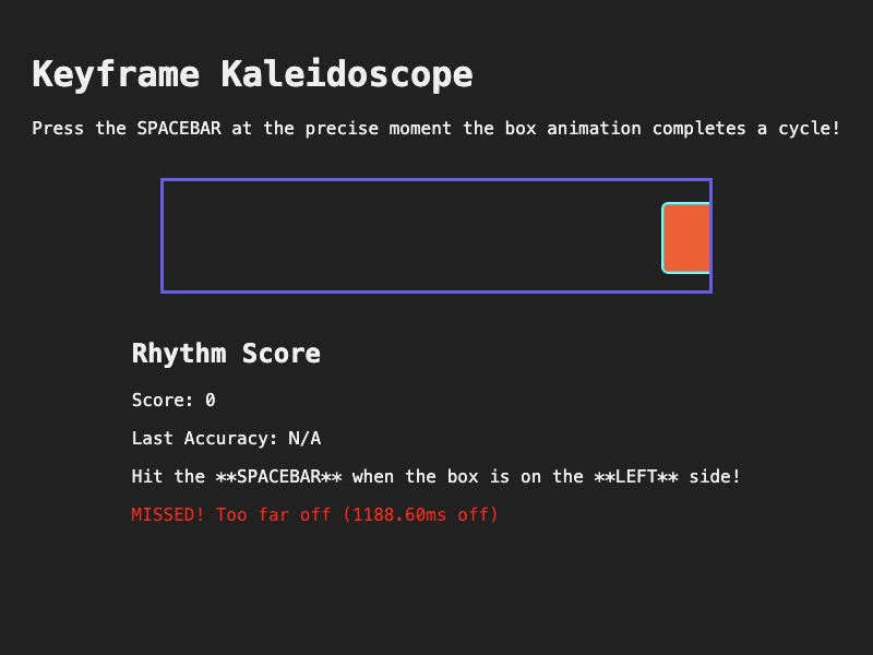 Keyframe Kaleidoscope