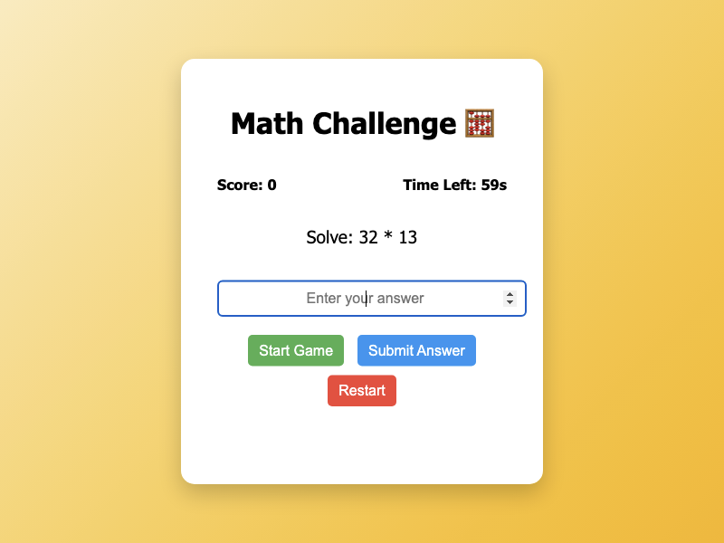 Math Challenge
