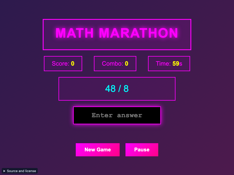 Math Marathon