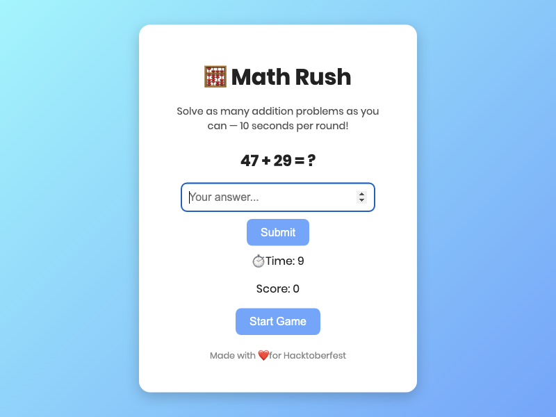 Math Rush