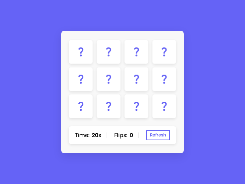 Memory Cards Game