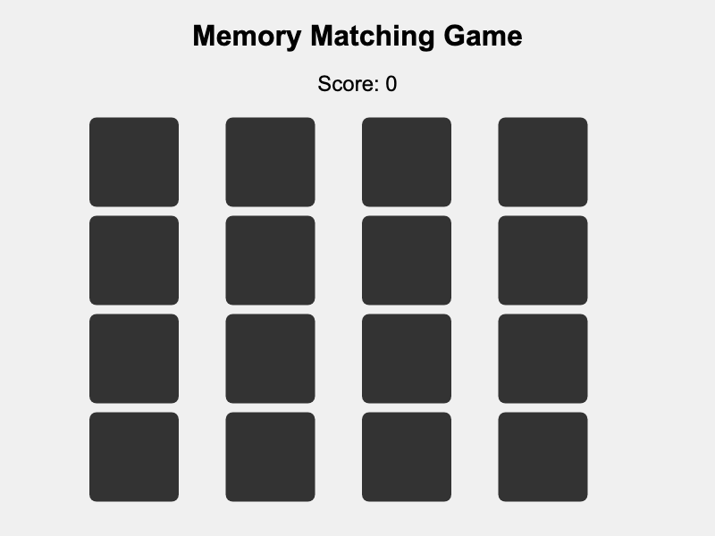 Memory Matching Game