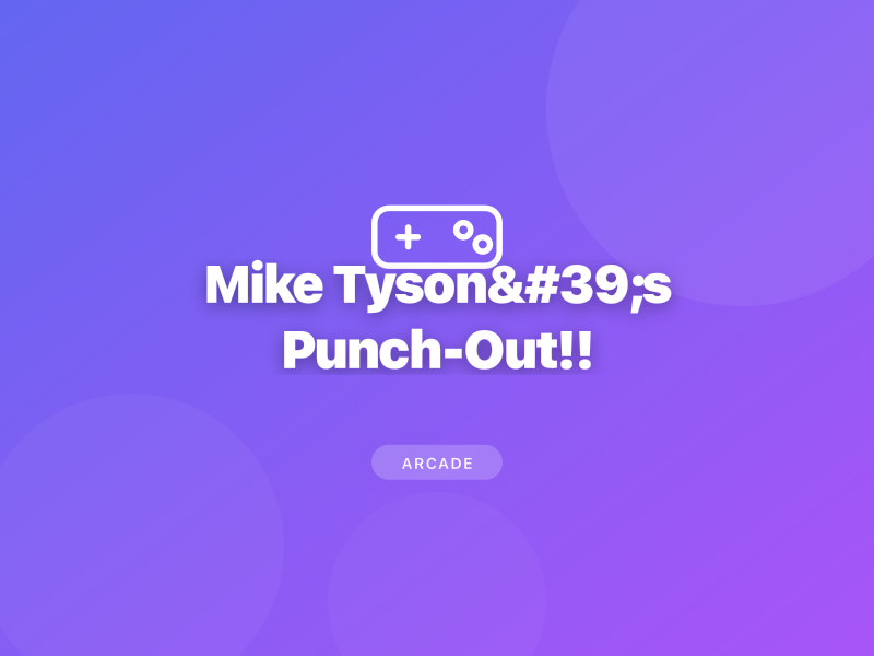 Mike Tyson's Punch-Out!!