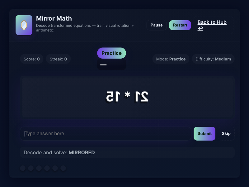 Mirror Math