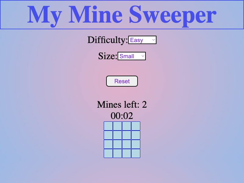 My Mine Sweeper