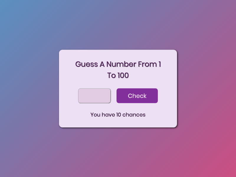 Number Guessing Game