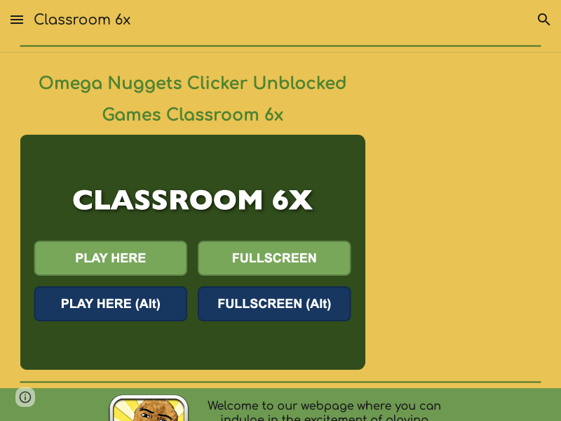 Omega Nuggets Clicker