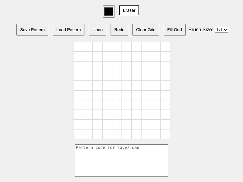 Pattern Creation Game