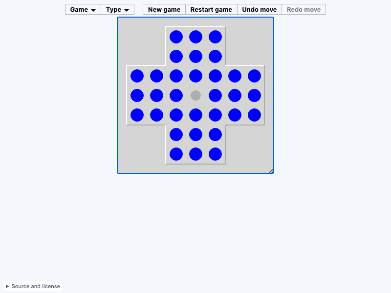 Peg Solitaire Puzzle