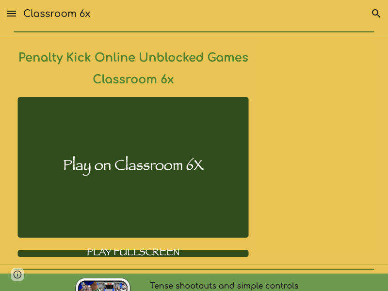 Penalty Kick Online
