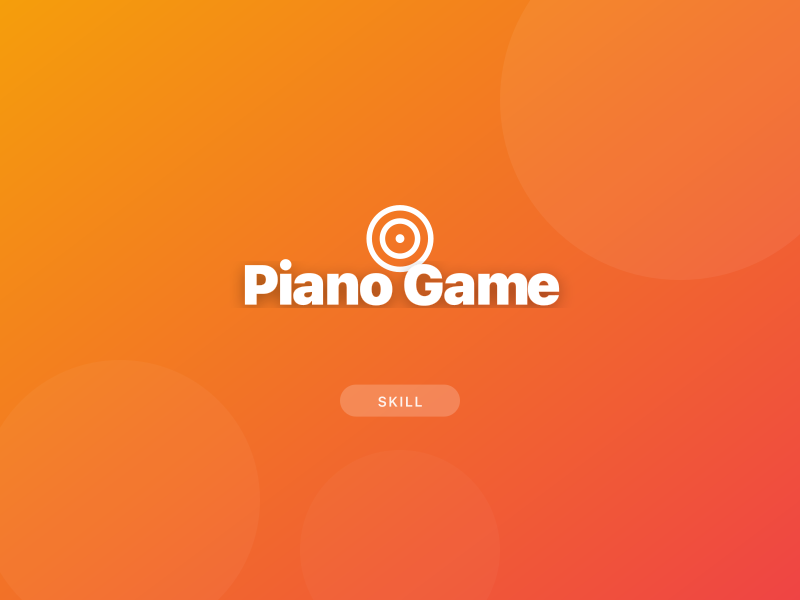 Piano Game