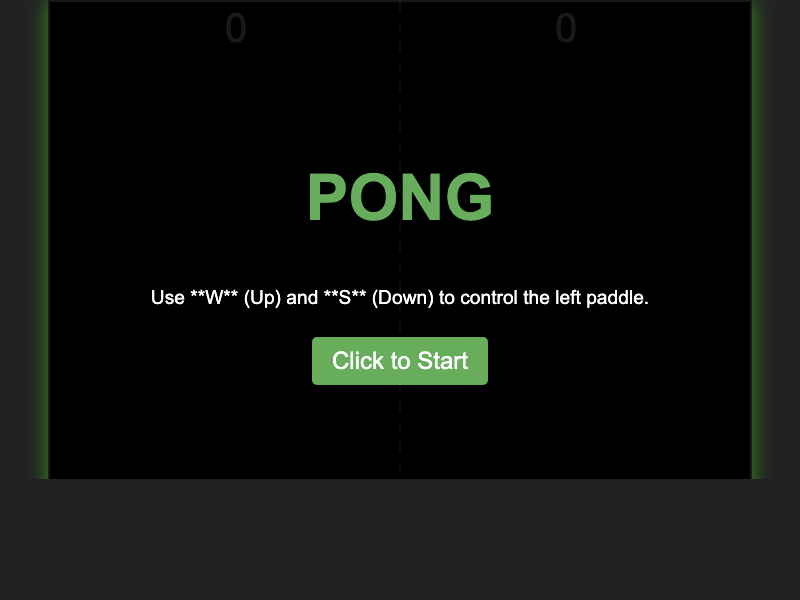 Pong Game