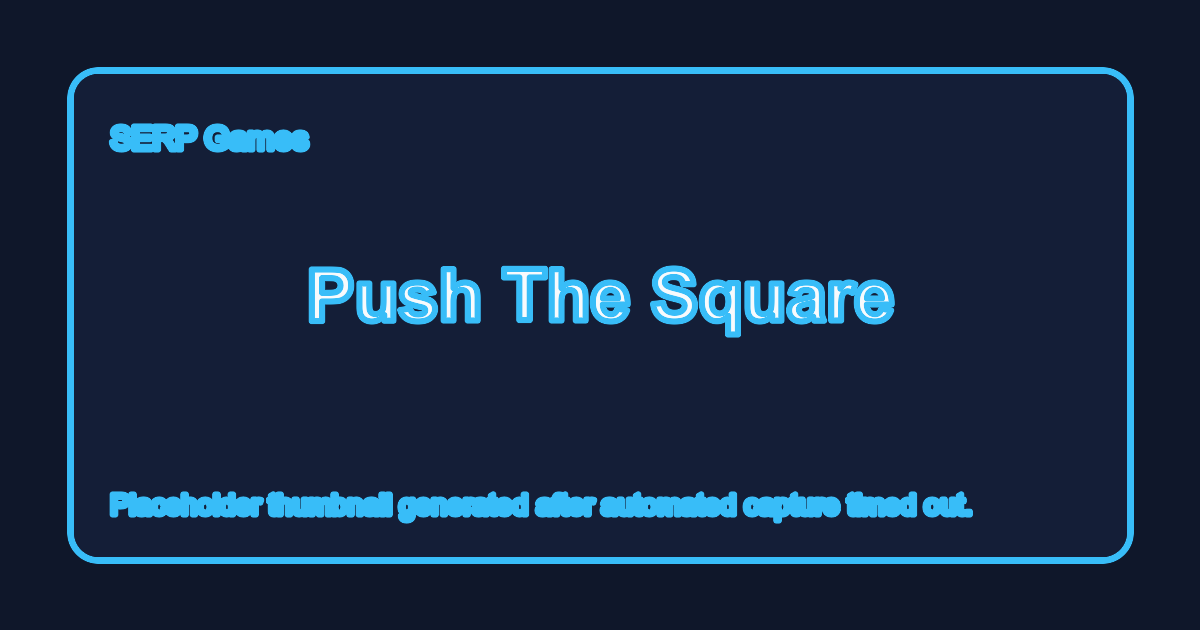 Push The Square