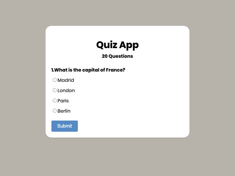 Quiz Game