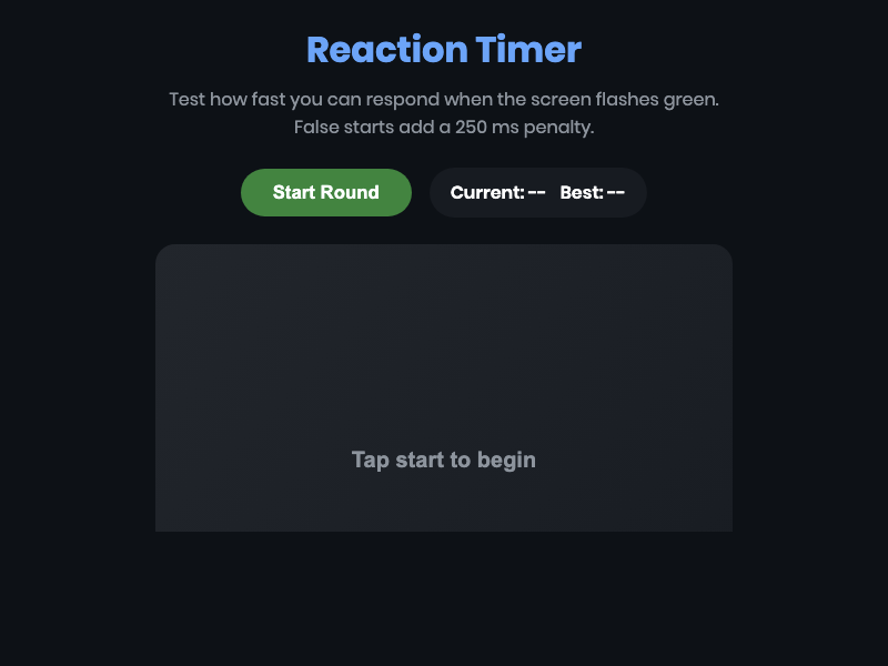 Reaction Timer
