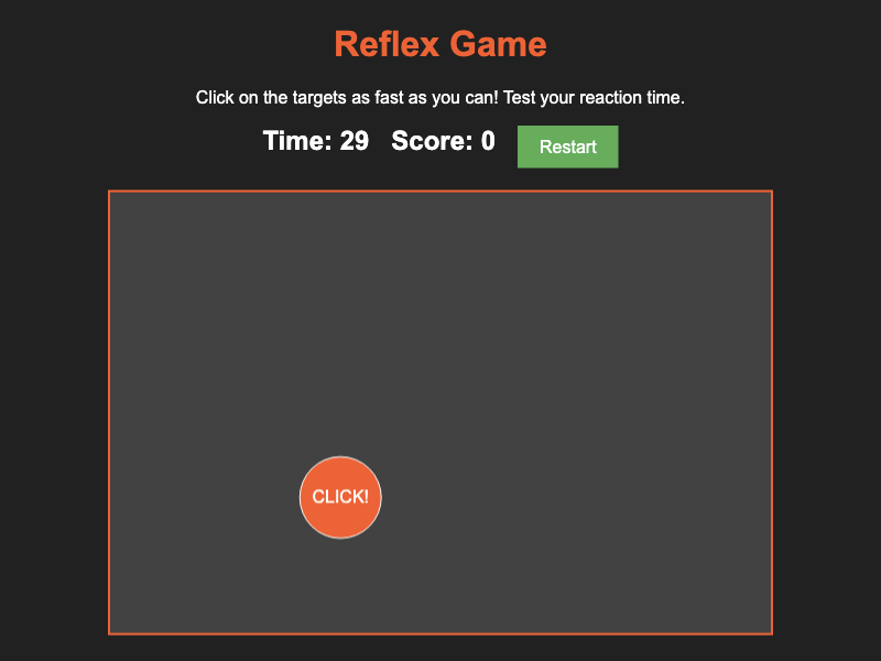 Reflex Game