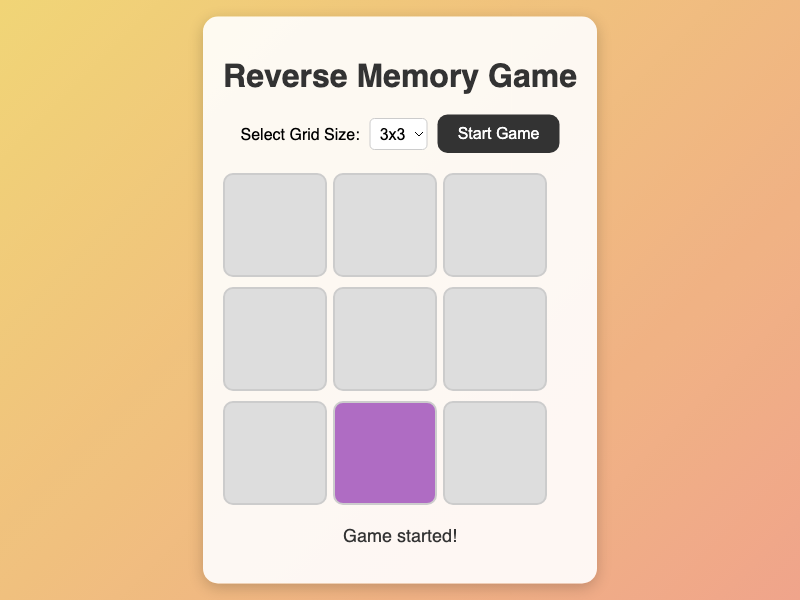 Reverse Memory