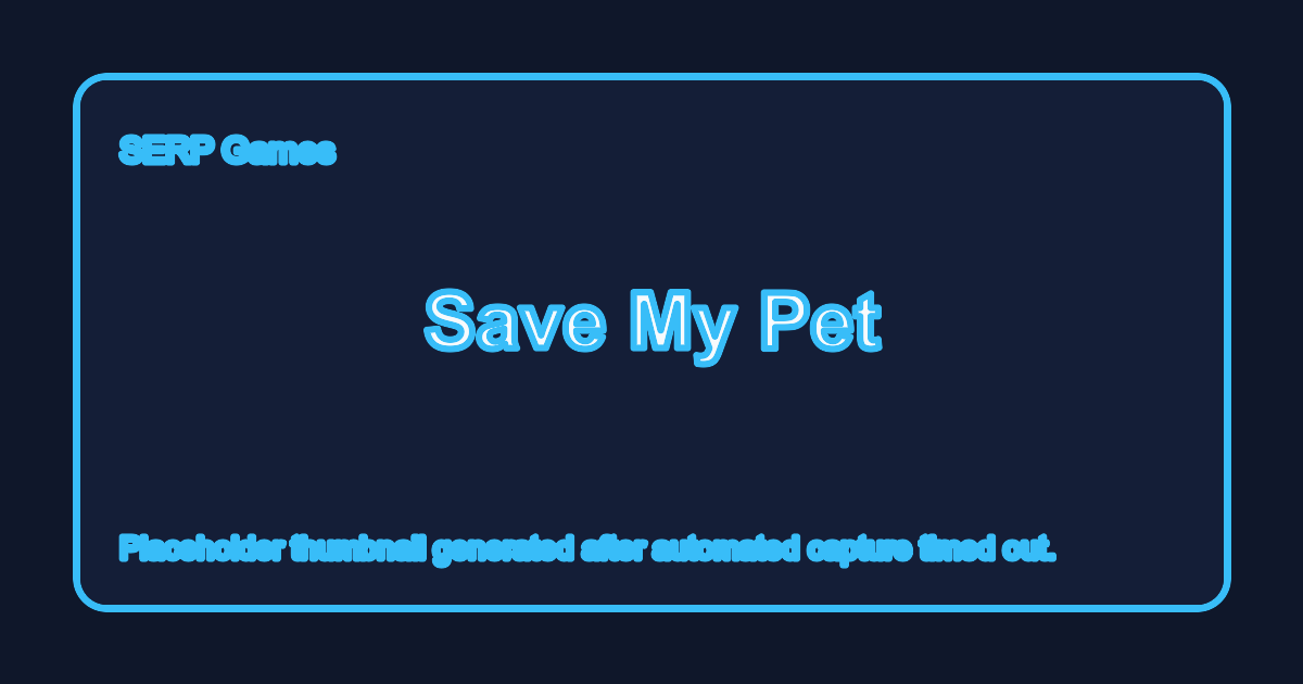 Save My Pet