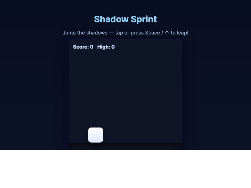 Shadow Sprint