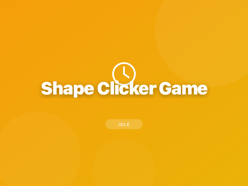 Shape Clicker Game