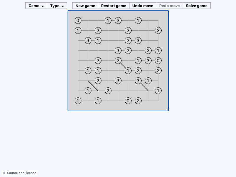 Slant Logic Puzzle