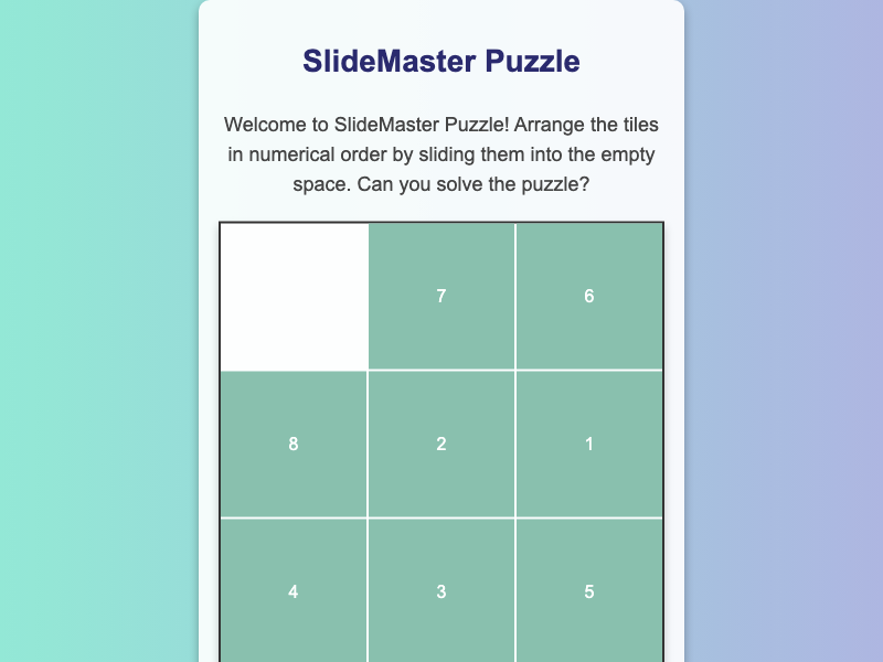 Slide Master Puzzle