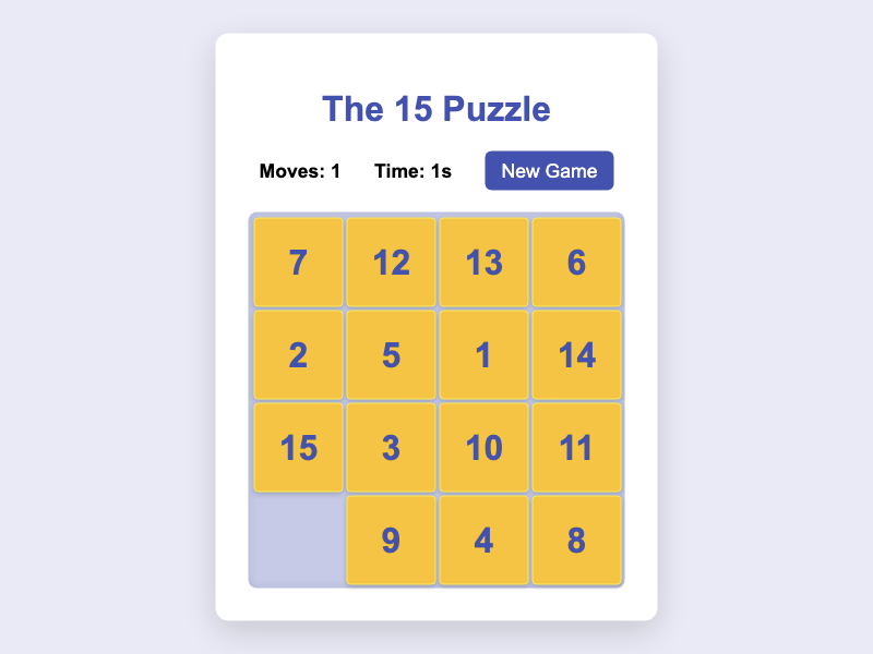 Sliding Puzzle