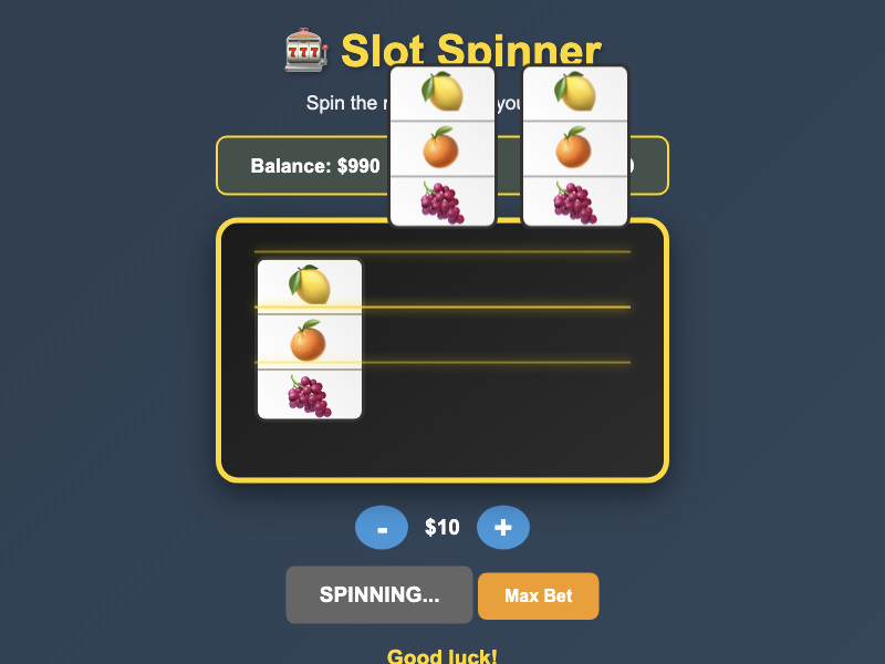 Slot Spinner