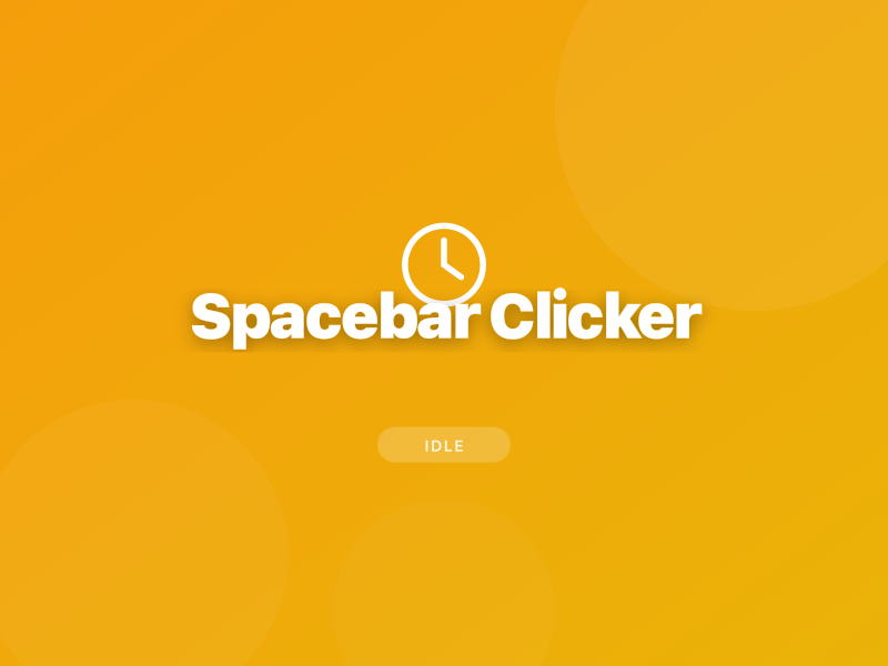 Spacebar Clicker