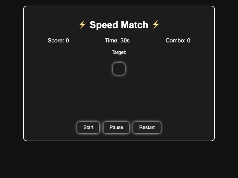 Speed Match