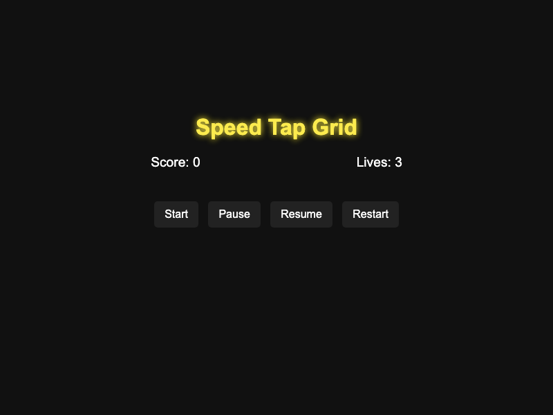 Speed Tap Grid