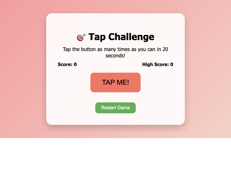Tap Challenge