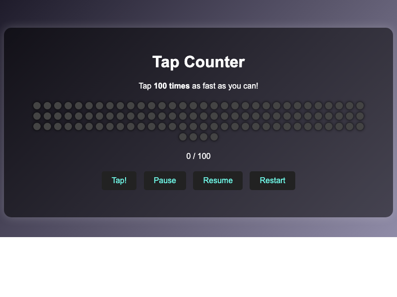 Tap Counter