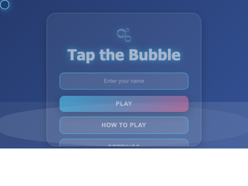 Tap The Bubble