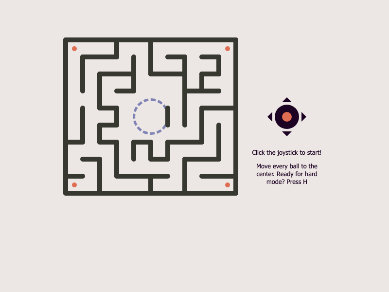 Tilting Maze Game