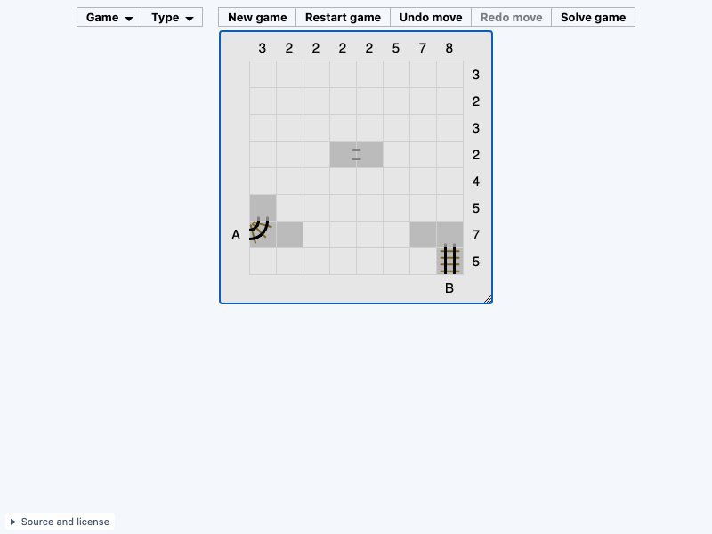 Train Tracks Logic Puzzle