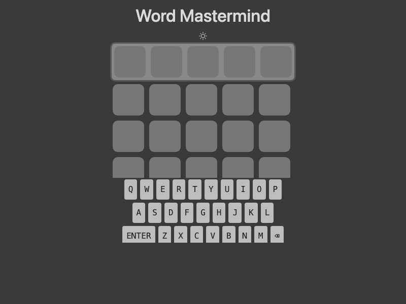 Word Mastermind