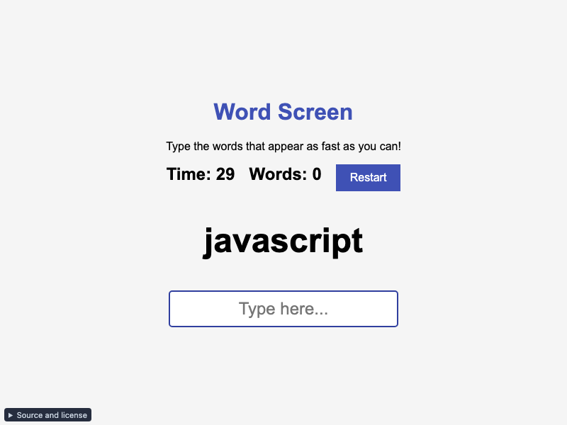 Word Screen Rush
